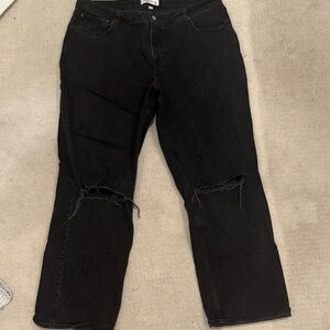 Abercrombie & Fitch Men's Black Relaxed Jeans